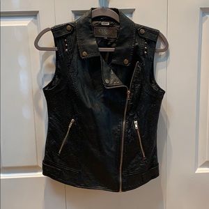 Ci Sono biker vest (faux leather)